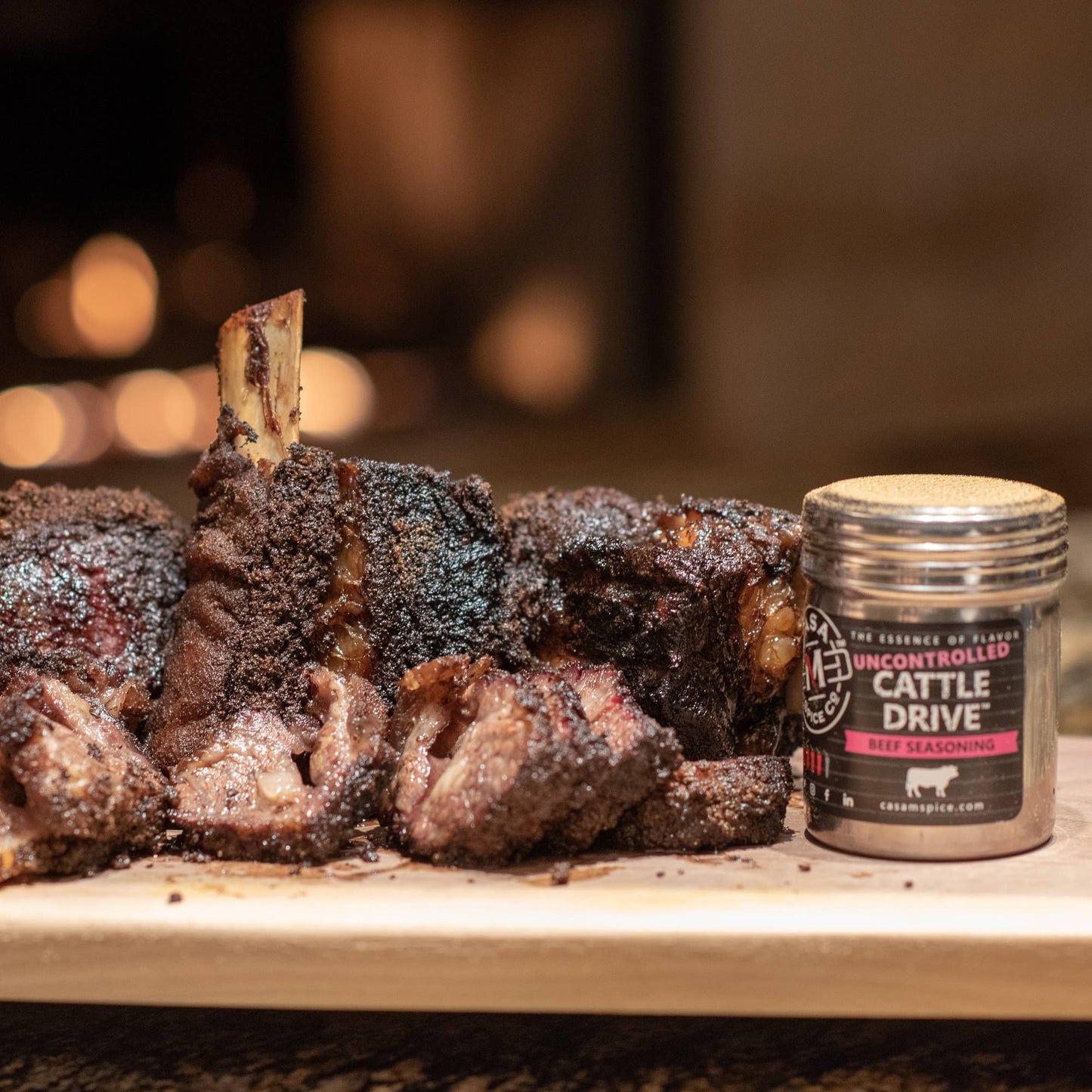 Cattle Drive® Beef Seasoning - Stainless Steel Shaker