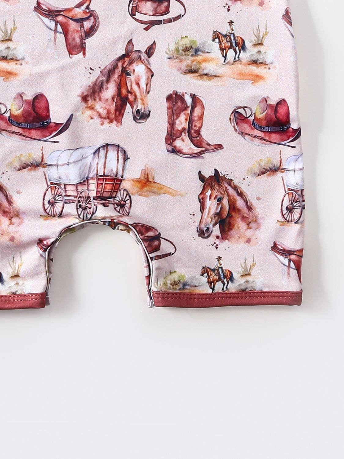 Horse & Wagon Romper onesie