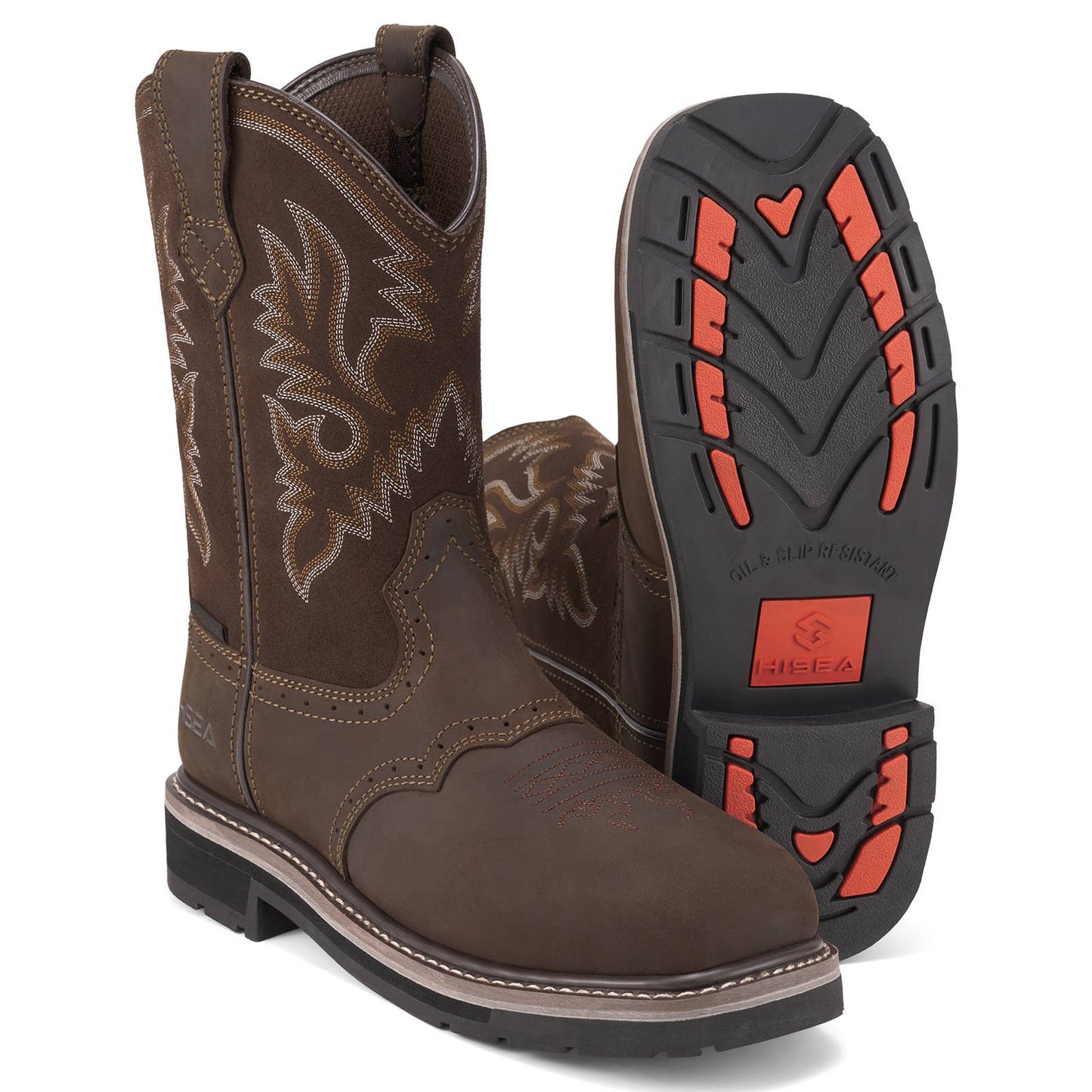 Men's Steel Toe Cowboy Boots
