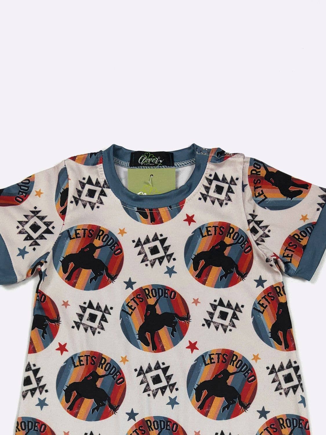 Lets Rodeo Romper onesie