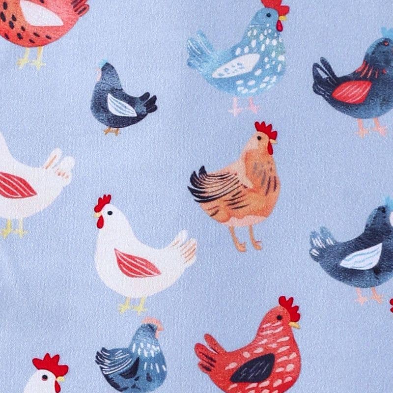 Blue Chicken Romper onesie