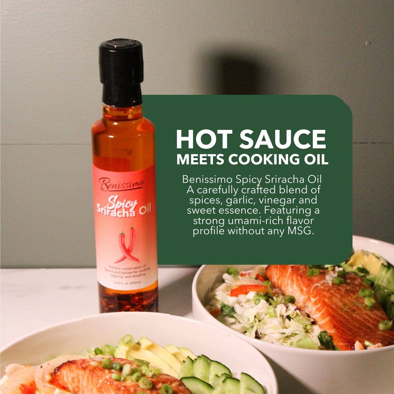 Benissimo Sriracha Oil 8.45 oz