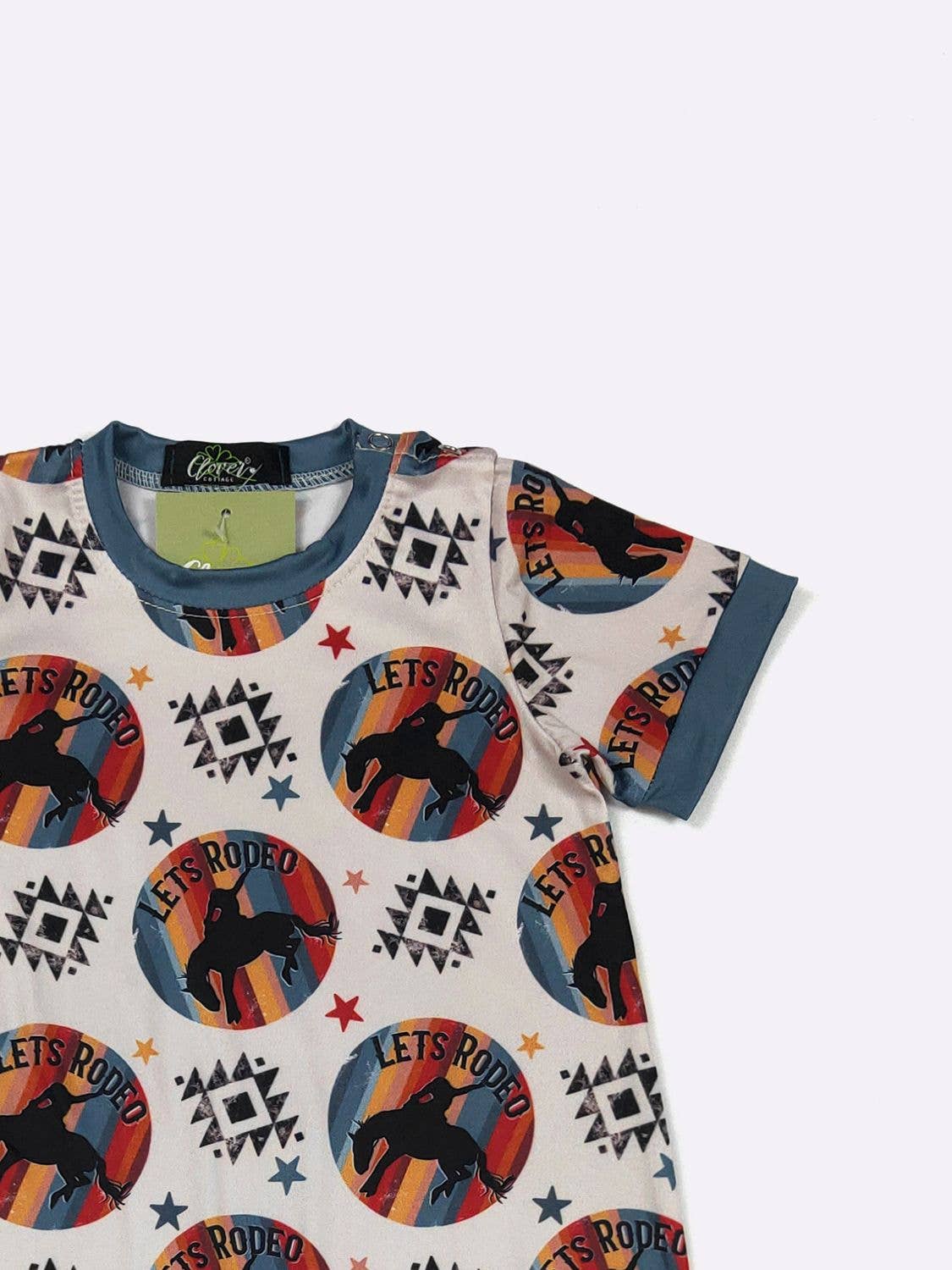 Lets Rodeo Romper onesie