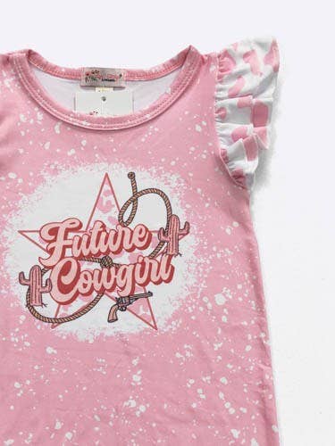 Future Cowgirl Baby Romper