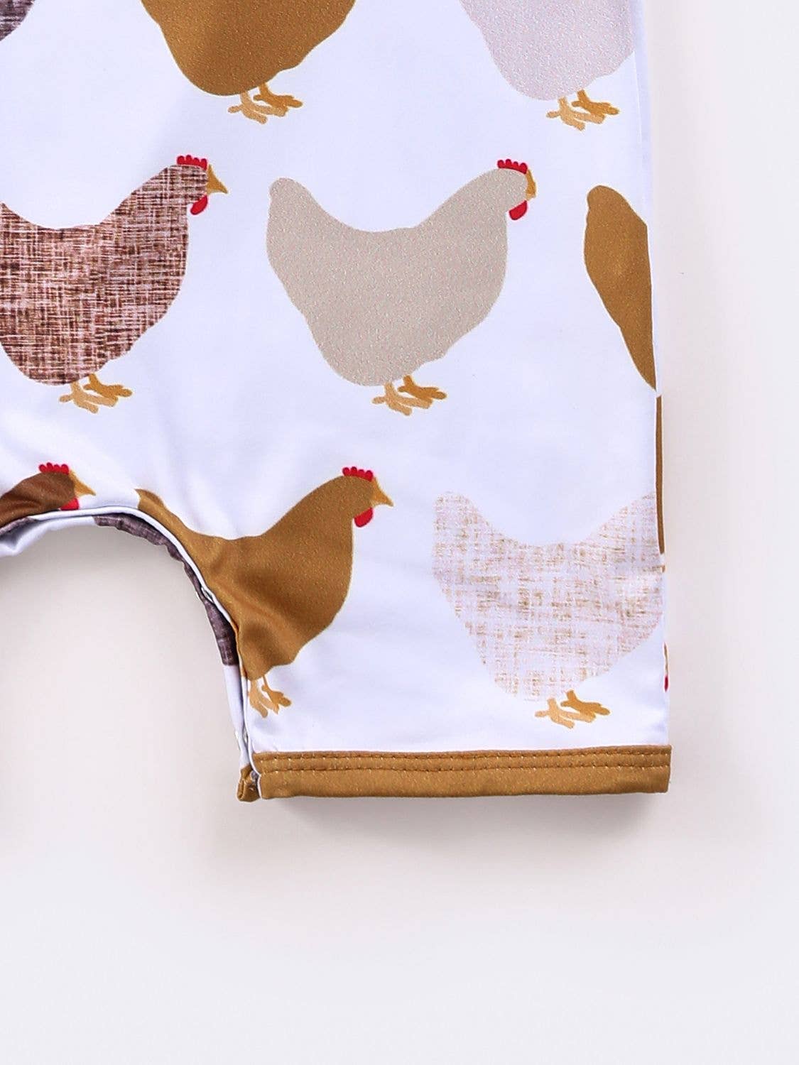 Coyote Chicken Romper onesie