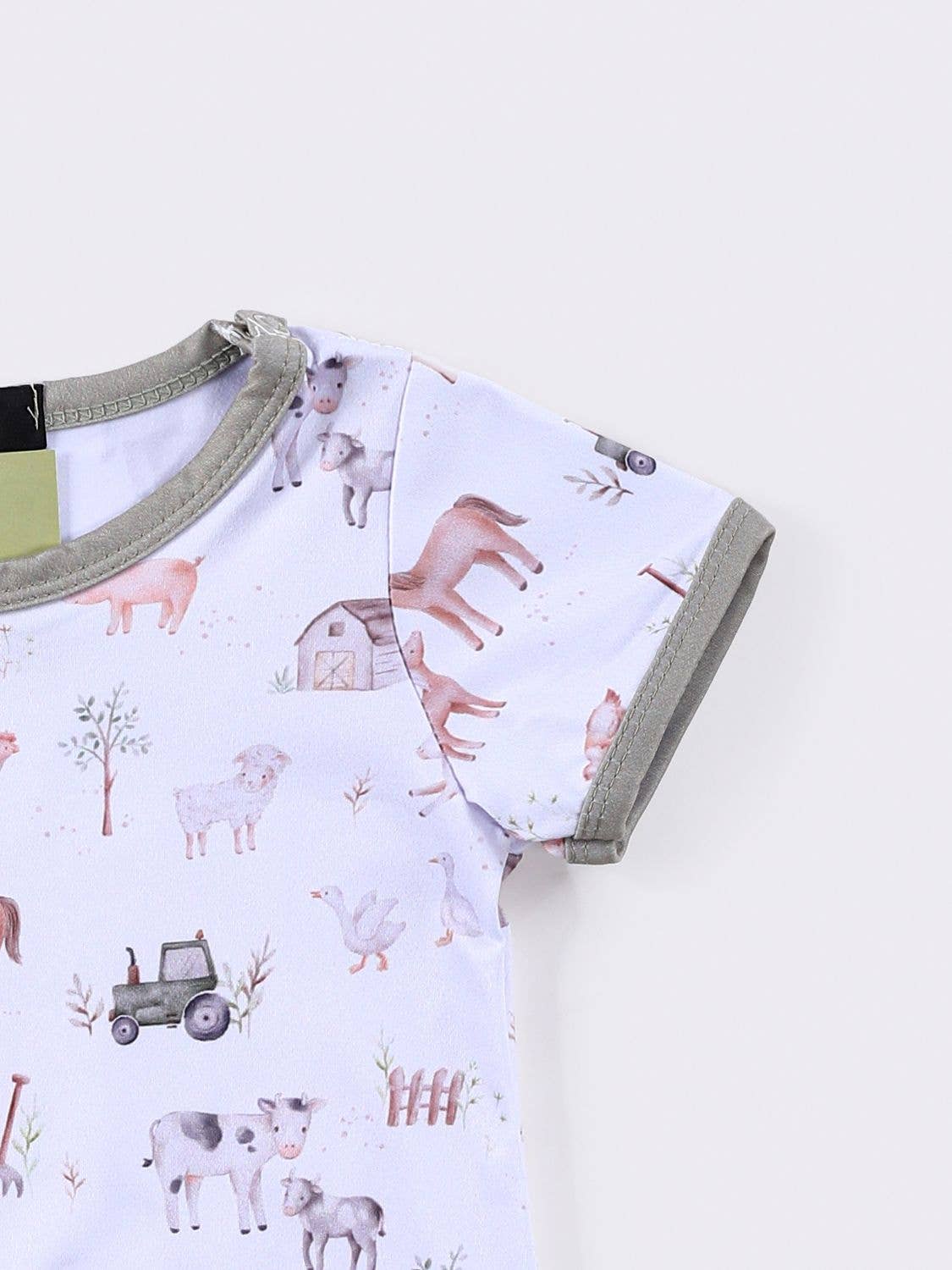 Mini Farm Romper onesie