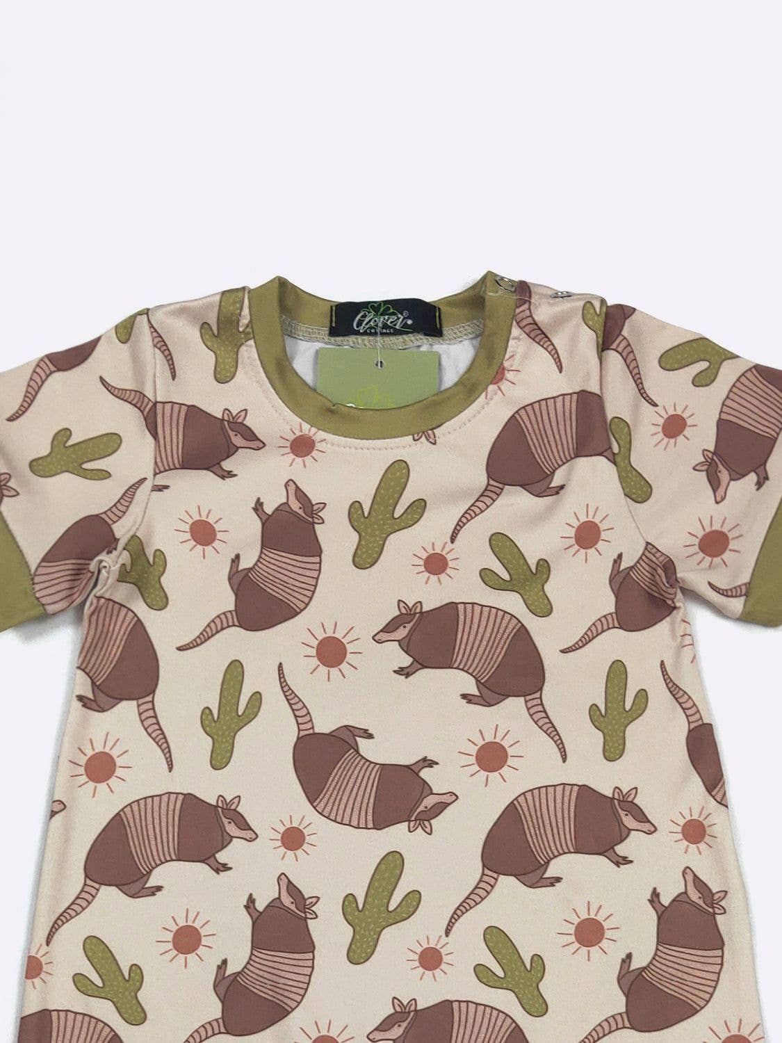 Armadillo Romper onesie