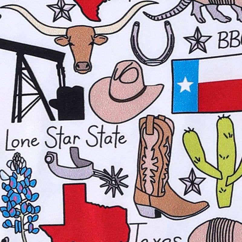 Texas Romper onesie