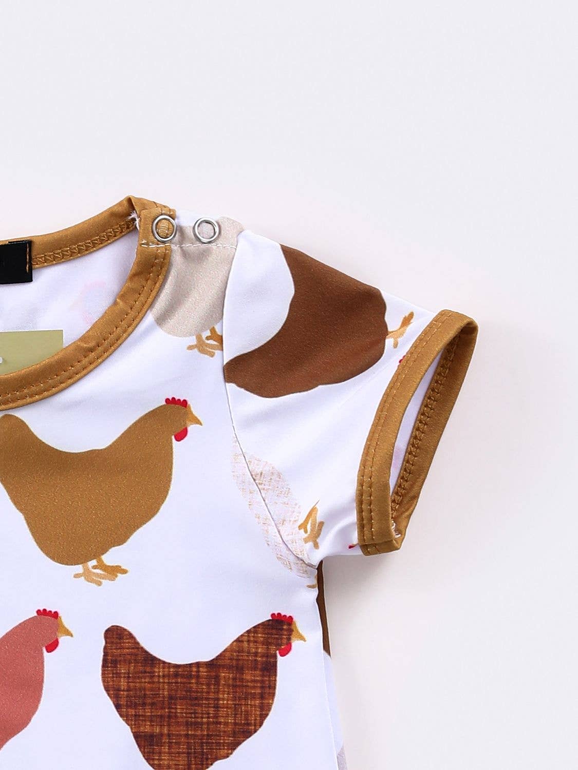 Coyote Chicken Romper onesie