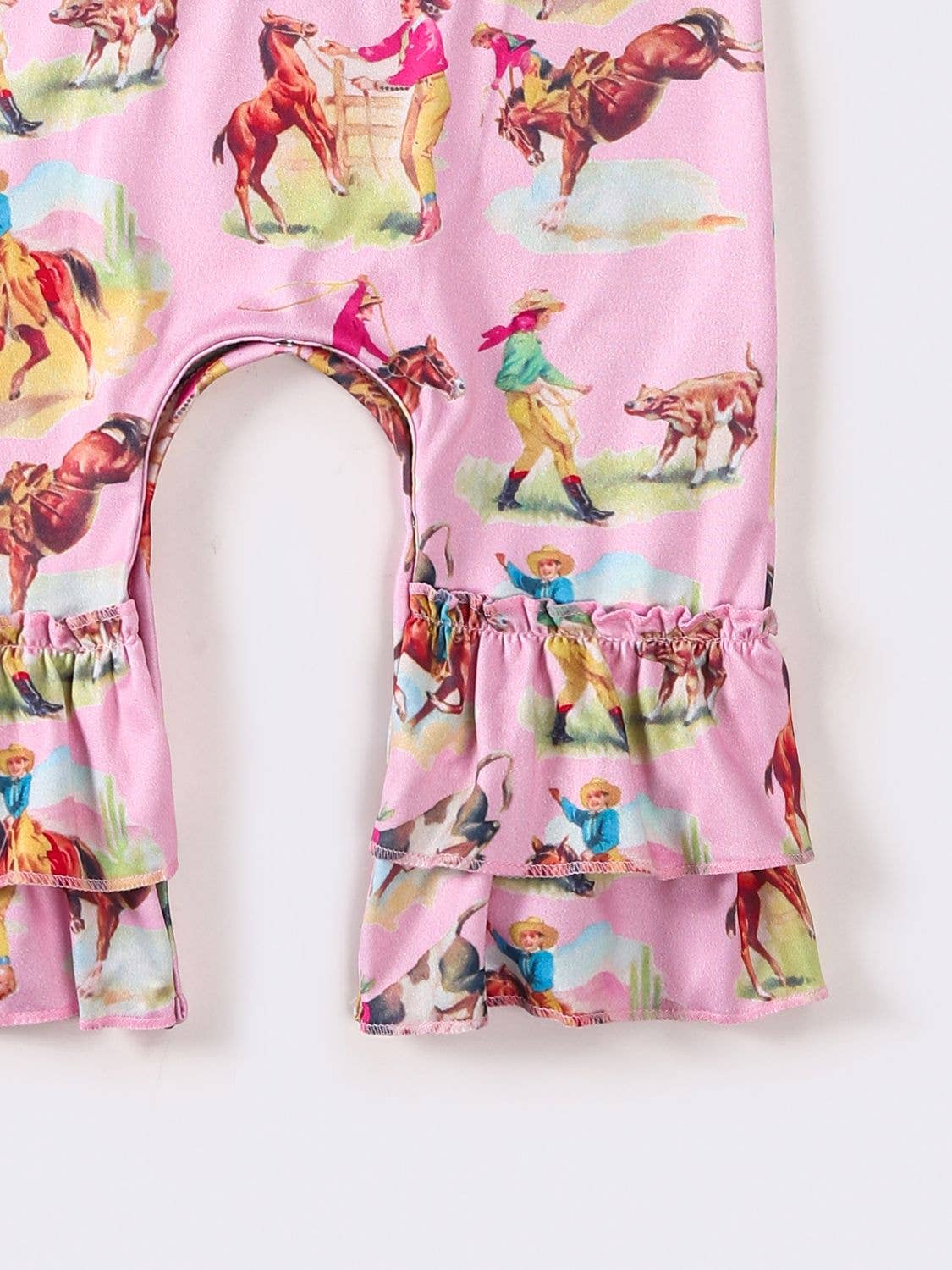 Pink Rodeo Baby Romper