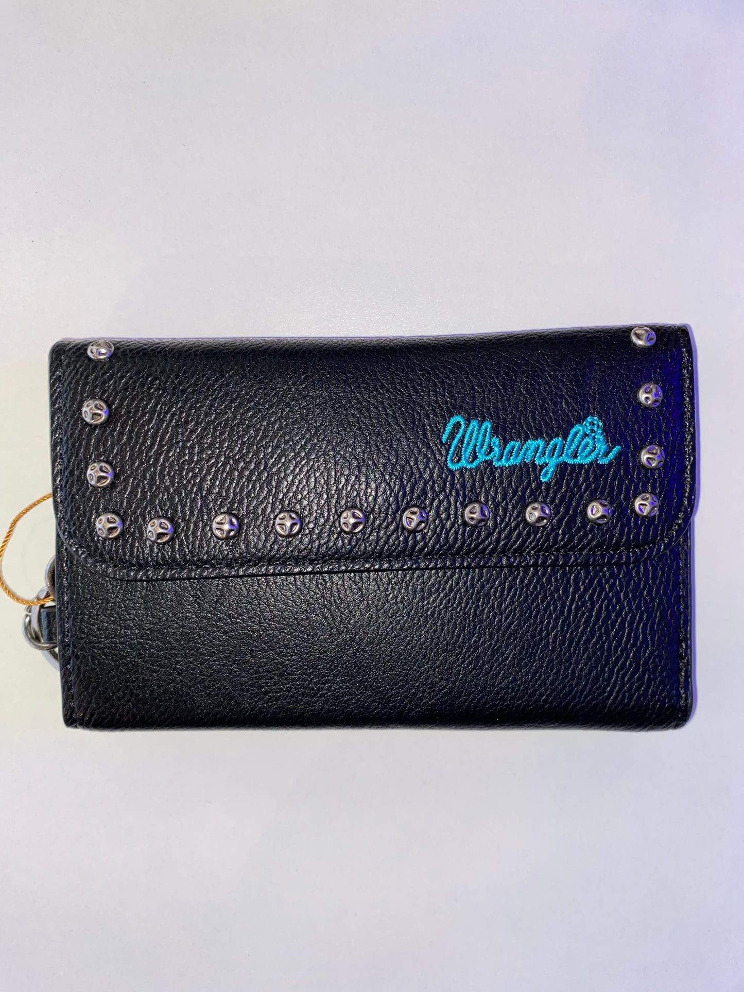 Wrangler Studded Accents Tri-Fold Key-Chain Wallet