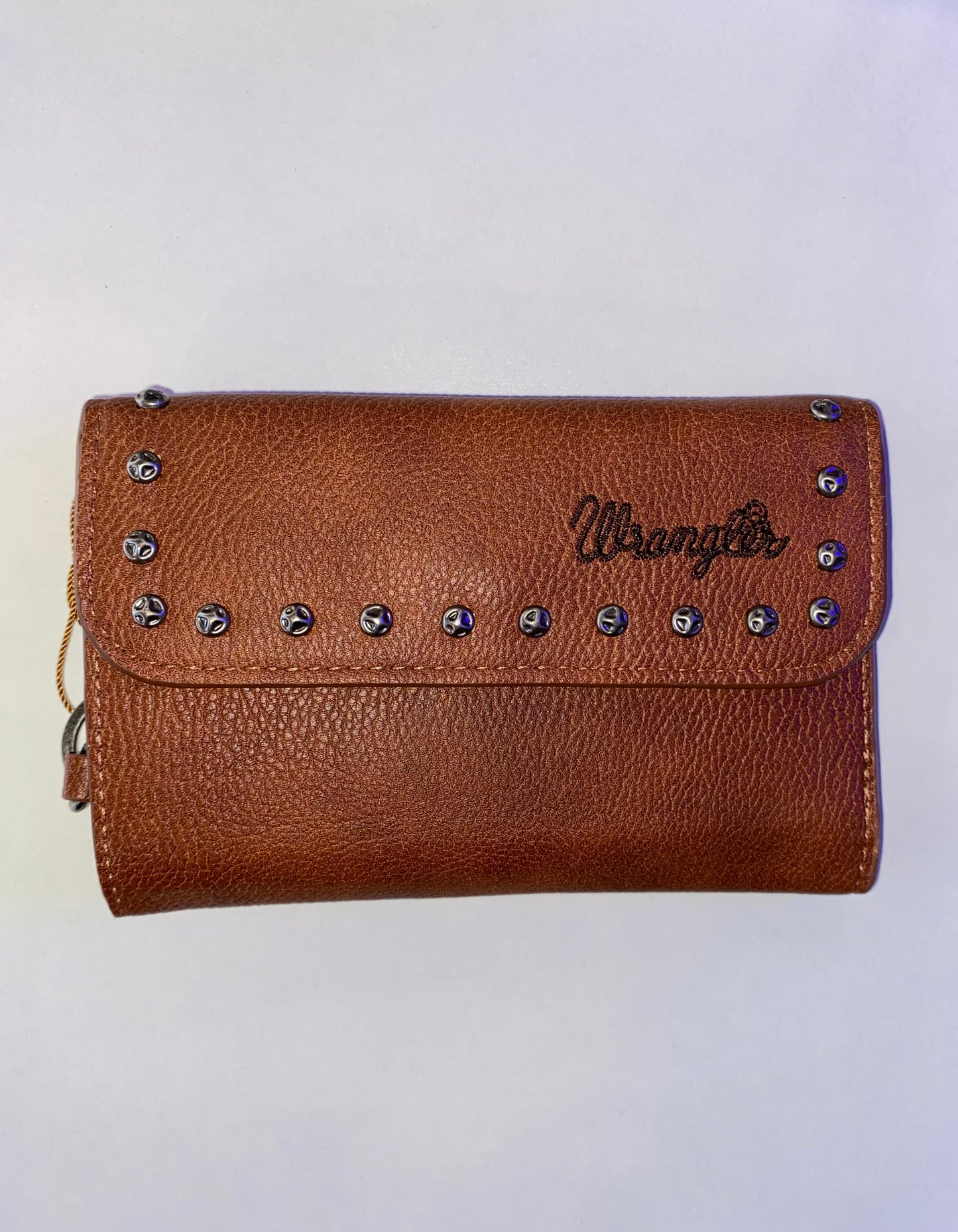 Wrangler Studded Accents Tri-Fold Key-Chain Wallet