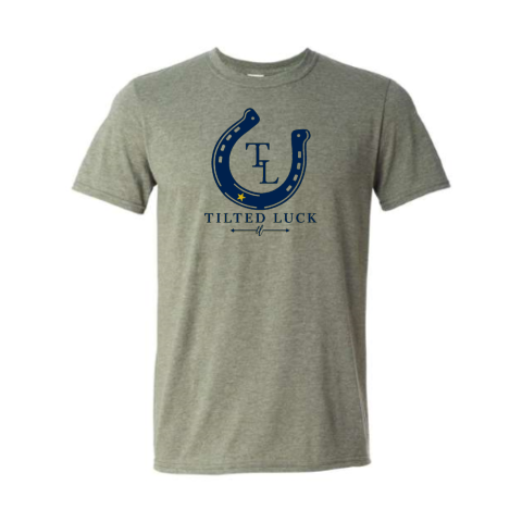 New!!! Tilted Luck Cursive Arrow T-Shirt