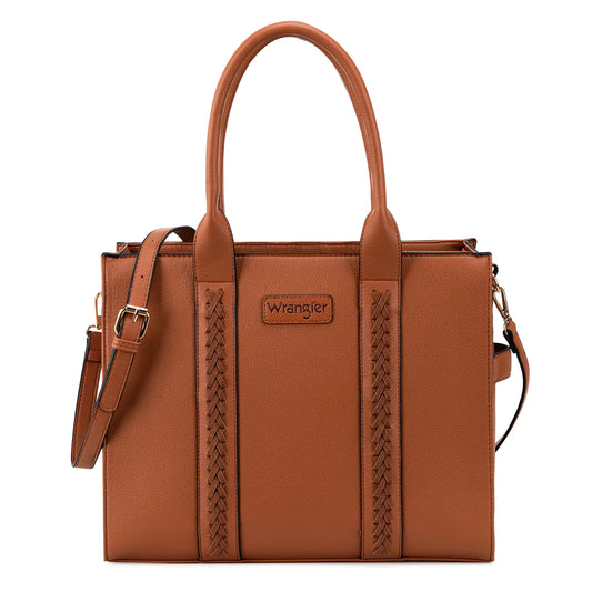 Wrangler Carry-All Tote/Crossbody Brown