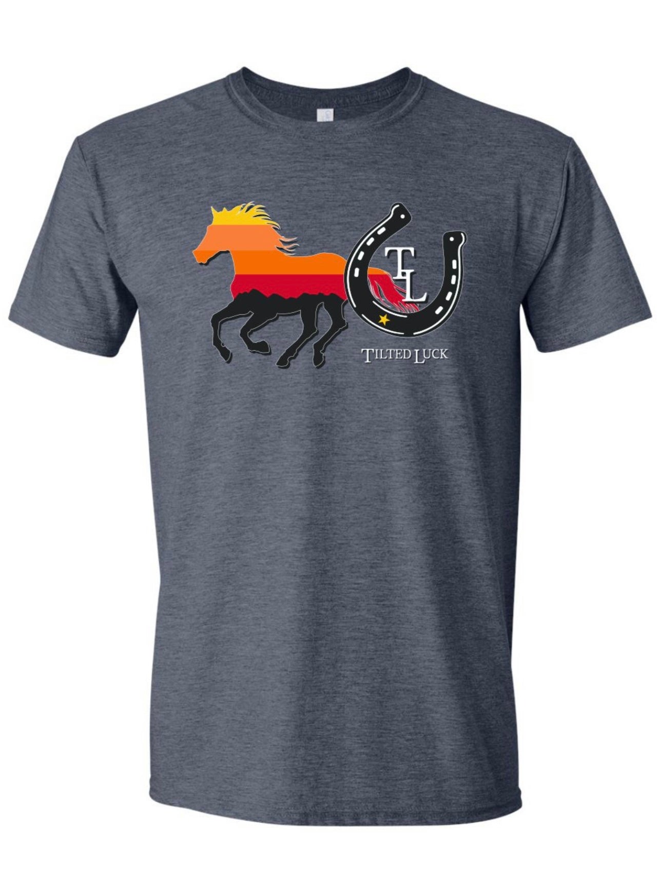 Horse Sunset Short Sleeve