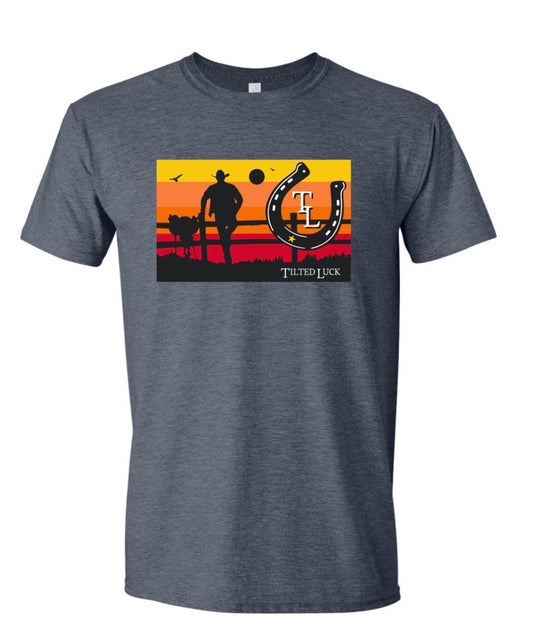 Cowboy Sunset Short Sleeve