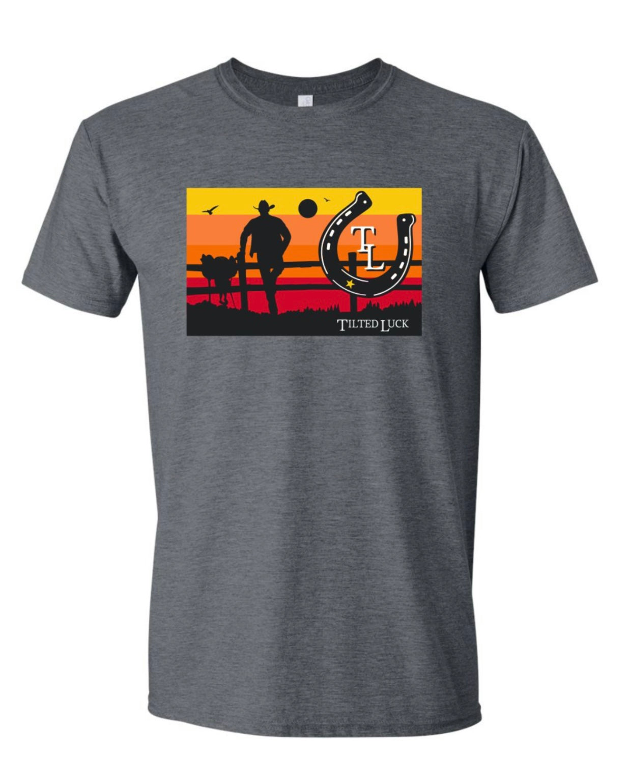 Cowboy Sunset Short Sleeve