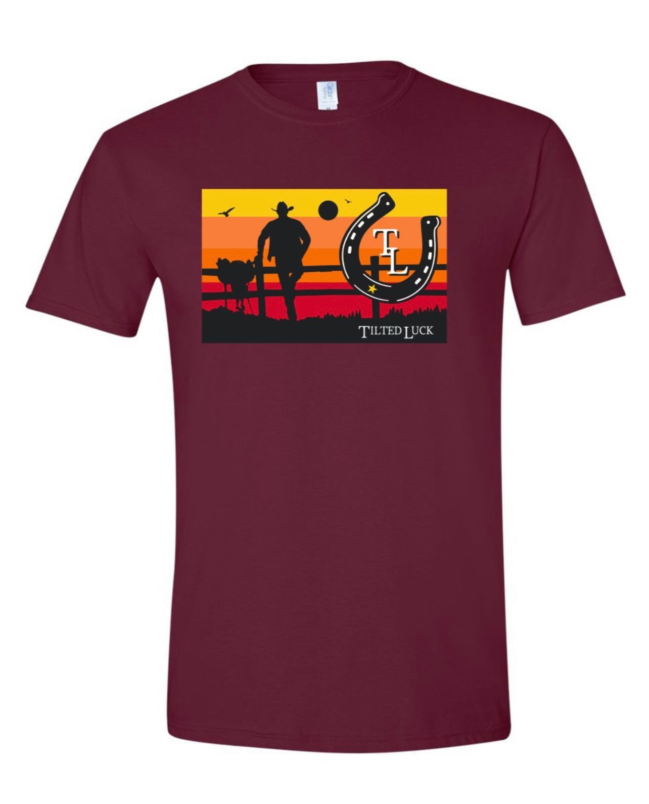 Cowboy Sunset Short Sleeve