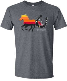 Horse Sunset Short Sleeve